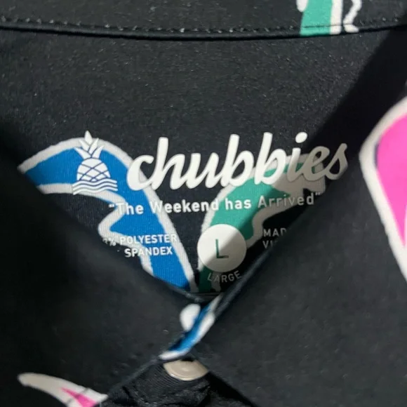 Men's Chubbies Palm Tree Print Shirt - Picture 2 of 2